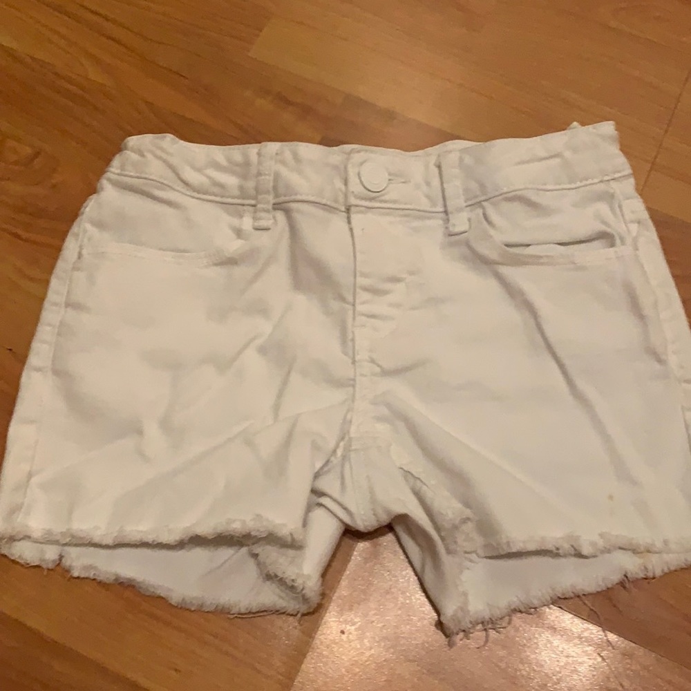 Girls white shorts